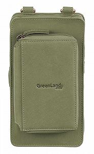 Кошелек-чехол для мобильного телефона Greenland Nature Nature Soft Кожа 11 см, Зеленый - Фото 1