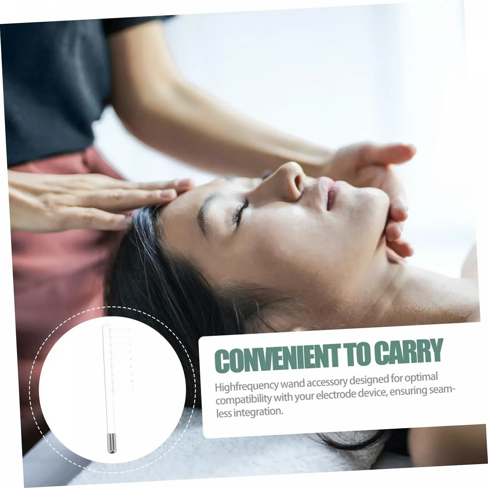 Гребінець PartyKindom 2 шт. Високочастотний, Апарат для обличчя, фото №4