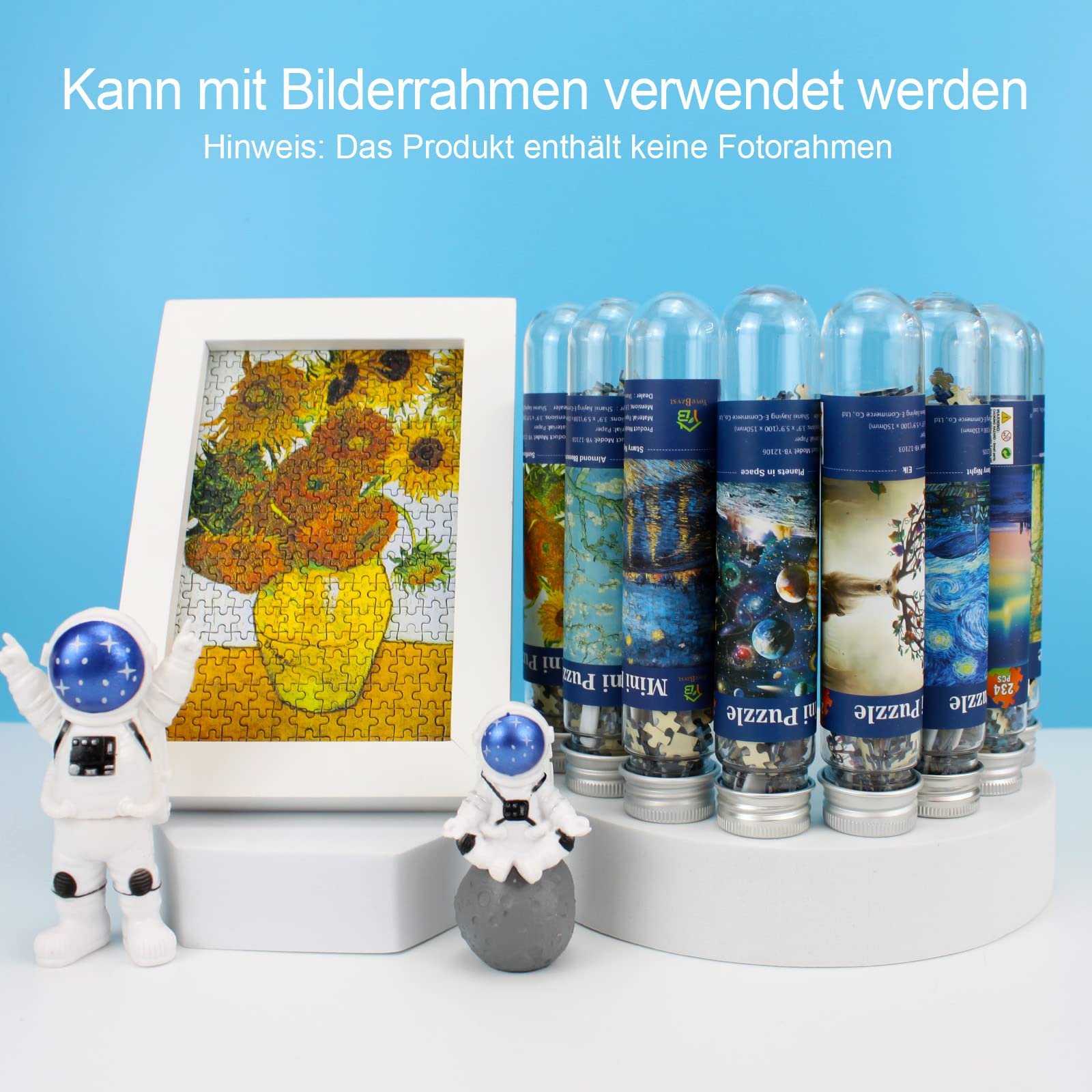 Набір міні-пазлів Micro Jigsaw Puzzles 8 шт. по 234 елементи 15х10 см, фото №6