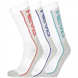 Шкарпетки Head PERFORMANCE CREW 3P Білий, Сірий, Мультиколір 39-42 synthetic.ua - Фото 1