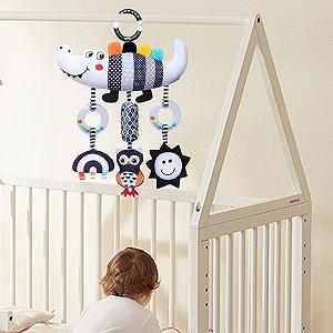 Мобиль perfk Bed Bell Chime для детской кроватки игрушка Монтессори Животные сенсорная игрушка для новорожденных погремушки мобильная игрушка Червяк synthetic.ua - Фото 1