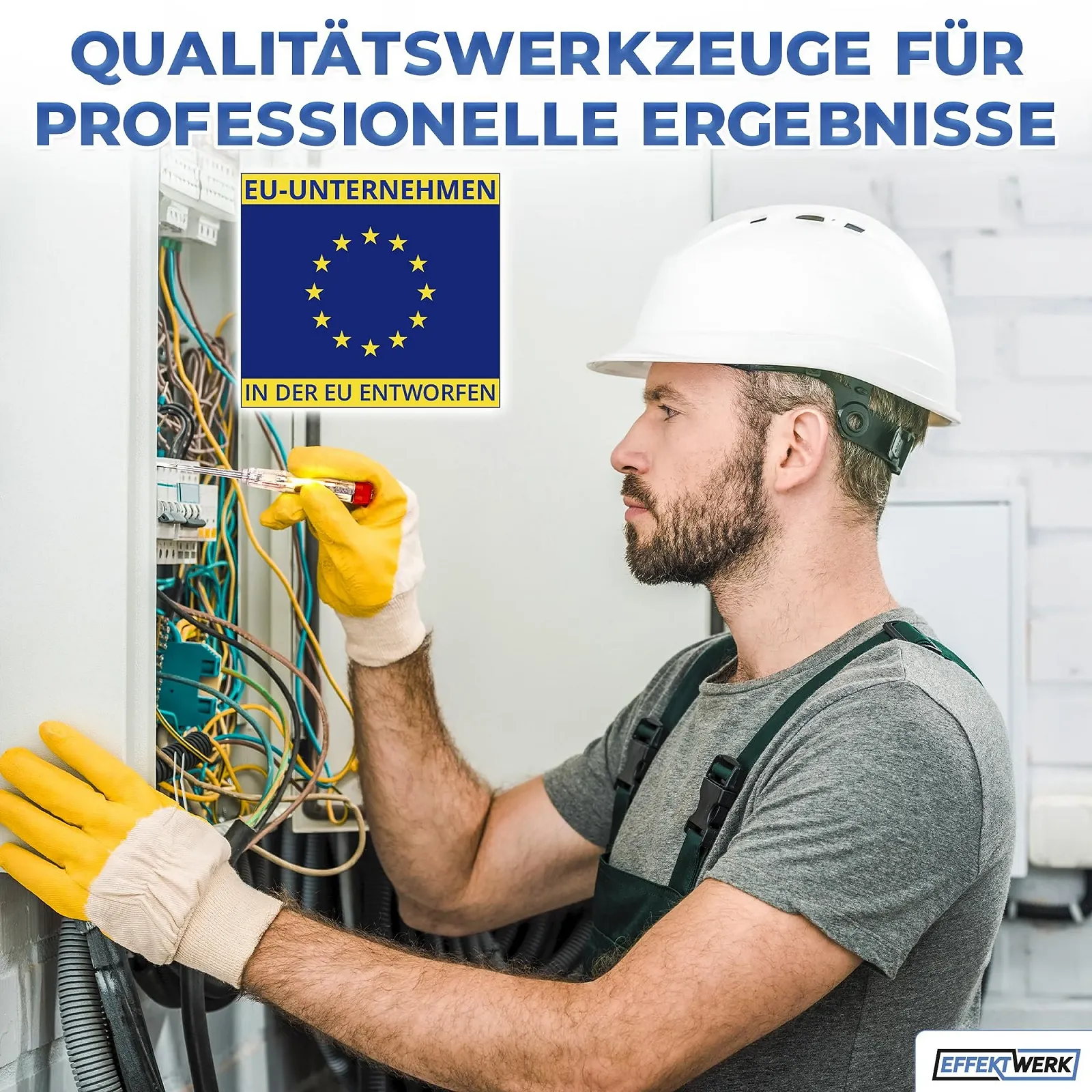 Набір викруток Effektwerk для електрика 13 предметів 1000V VDE магнітні наконечники, фото №8