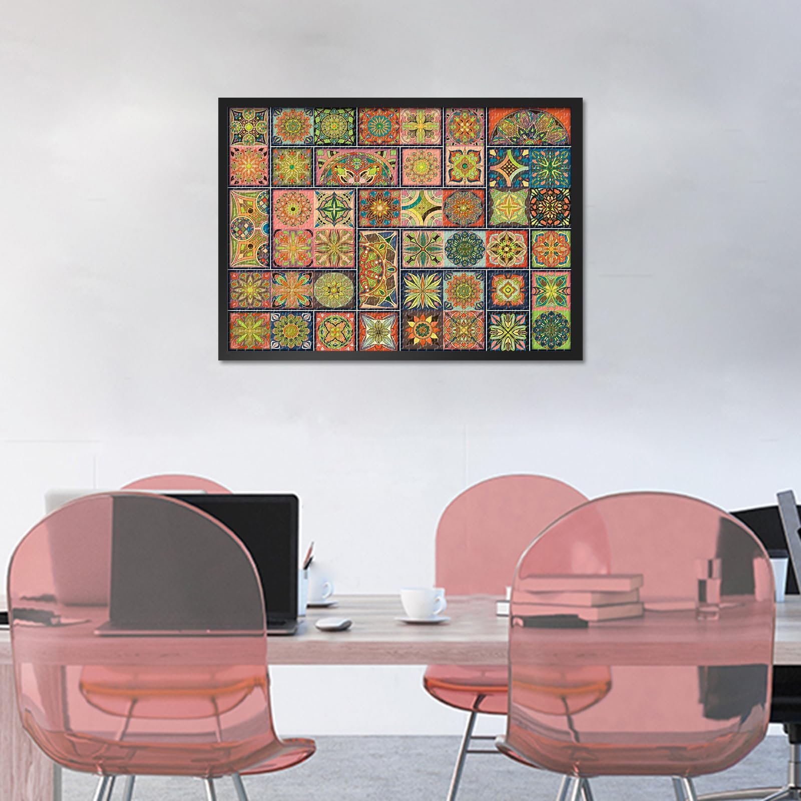 Пазл Colourful Patchwork Vintage 1000 елементів 50 x 70 см, фото №2