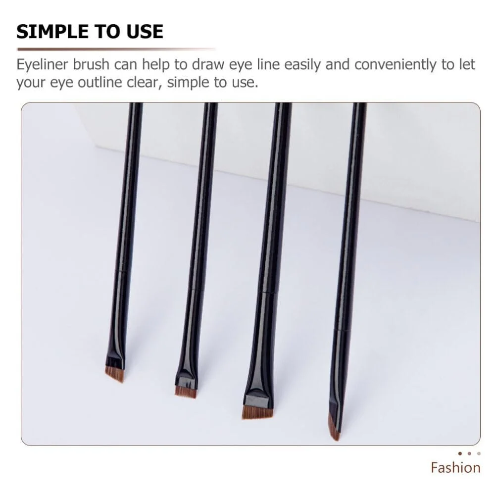 Пензлі Beavorty для макіяжу очей, тонкий вигнутий, фото №4