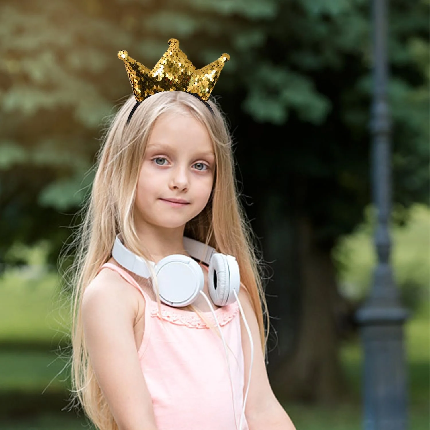 Обруч Золотая Корона для волос, 2 шт., фото №4 Обруч Золотая Корона для волос, 2 шт., фото №4