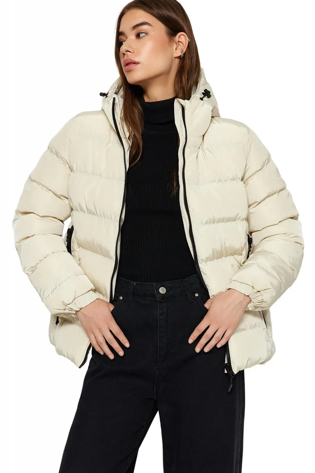 Пальто Прямое TRENDYOL Классическое Женское Пальто, фото №1 Пальто Прямое TRENDYOL Классическое Женское Пальто, фото №1