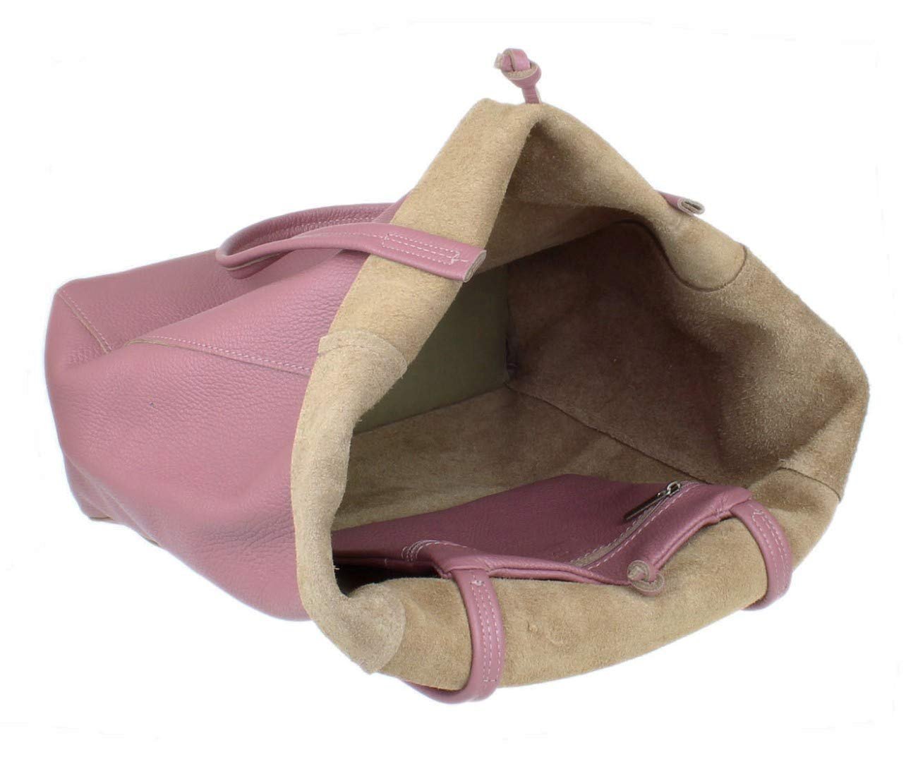 Шкіряна жіноча сумка з відкритим верхом Girly Handbags, фото №4