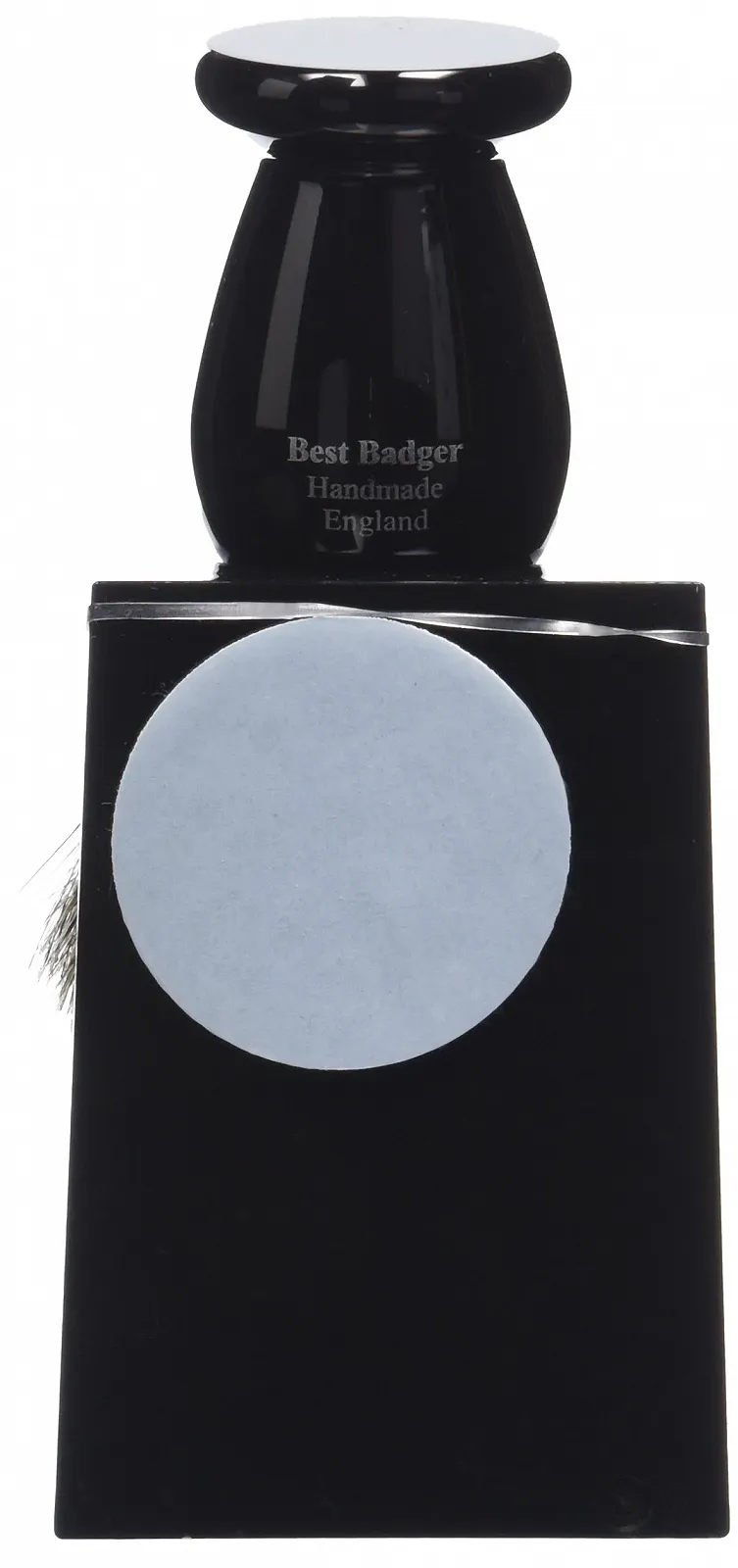 Помазок для бритья Edwin Jagger Best Badger из ворса барсука с подставкой имитация эбенового дерева малый, фото №2