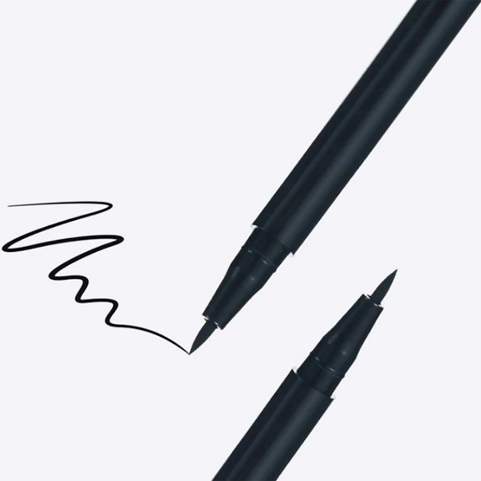 Підводка для очей Рідка Langlebiger Водостійка Швидковисихаюча Чорний, фото №5