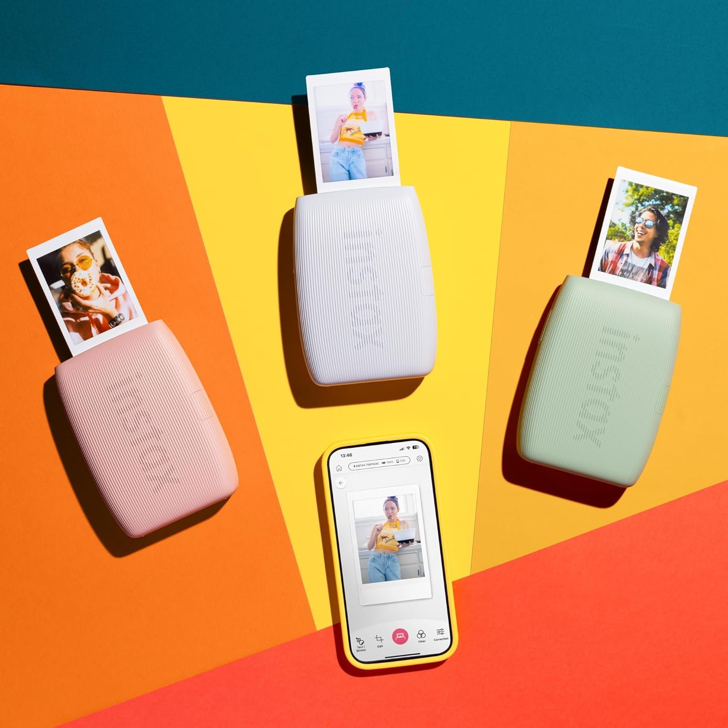 Фотопринтер INSTAX mini Link 3 Clay-White, фото №5