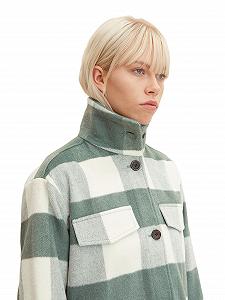 Сорочка TOM TAILOR Denim Жіноча Довга Overshirt в Клітинку synthetic.ua - Фото 1