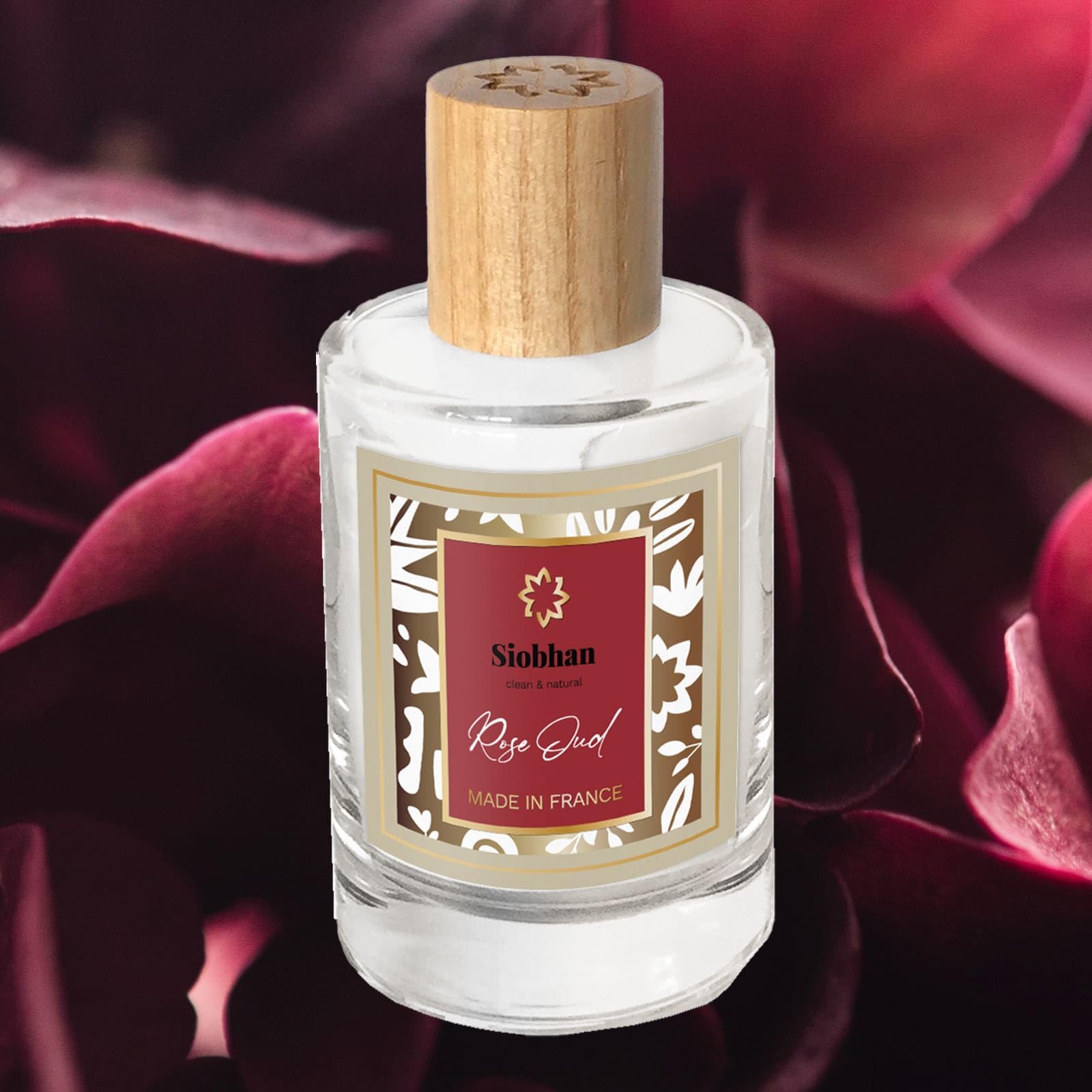 Туалетная вода SIOBHAN Rose Oud Герань Бурбон Пачули и Циприол 100 мл 93% ингредиентов природного происхождения, фото №3