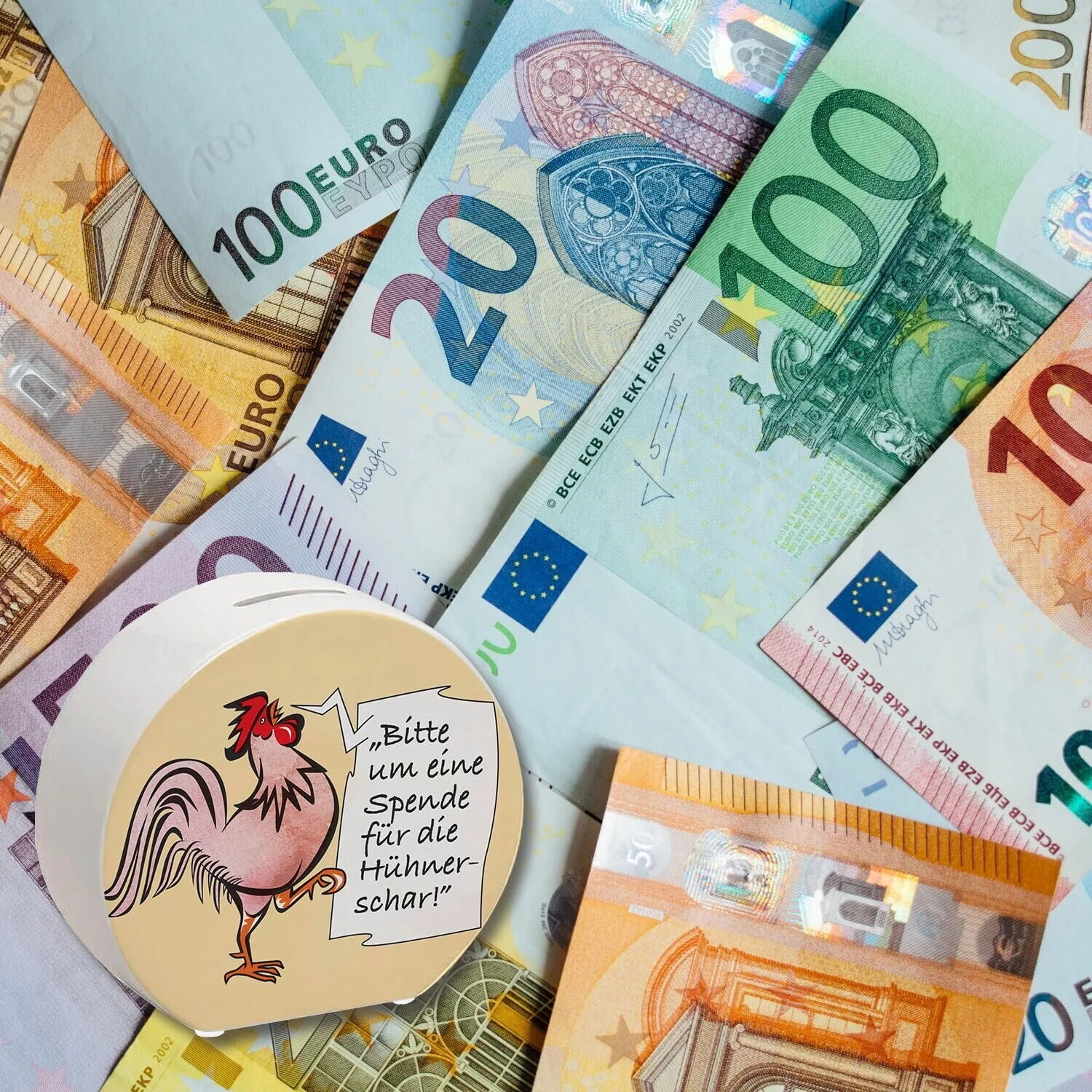 Скарбничка мотив Півень для чайових червона, фото №6