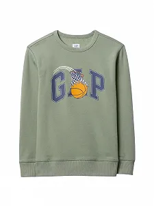 Кофта Gap Relaxed Logo Crew - Фото 1