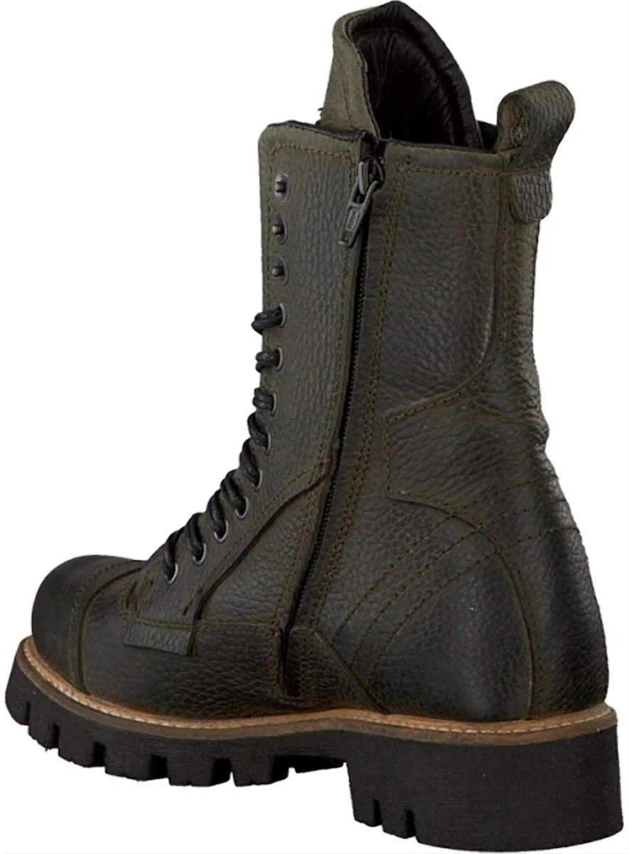 Черевики Yellow Cab Шкіра мох, фото №3