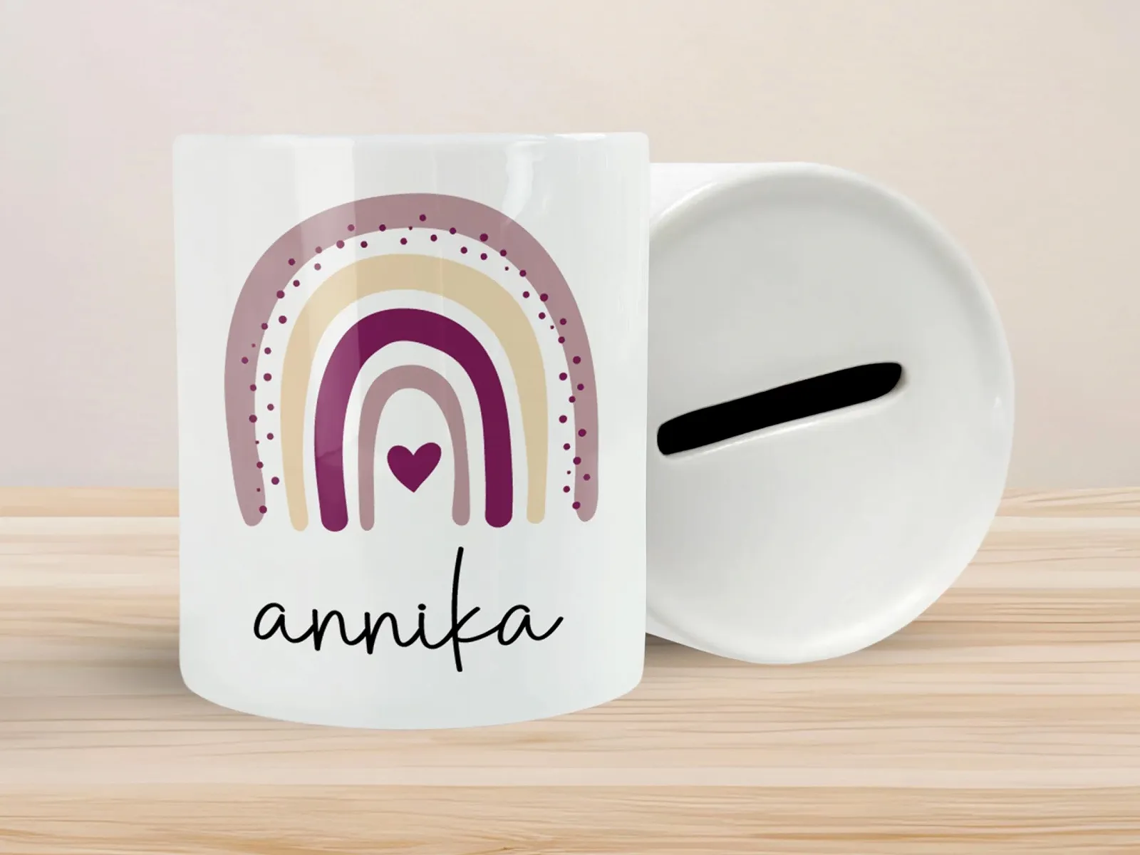 Скарбничка керамічна kleinebuchstaben Rainbow Веселка, фото №3