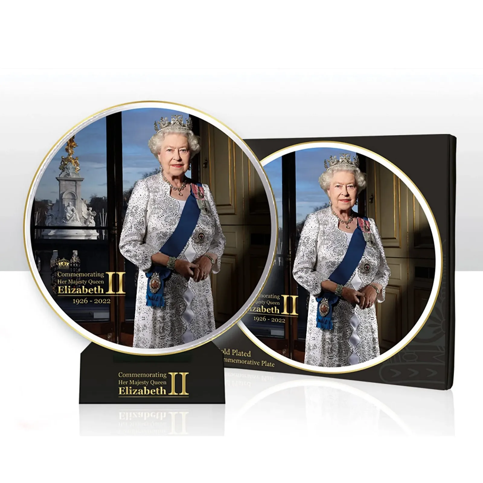 Декоративна тарілка Queen Меморіал Єлизавети II 15 см З нагоди королеви Лондон Пам’ятна, фото №2 Декоративна тарілка Queen Меморіал Єлизавети II 15 см З нагоди королеви Лондон Пам’ятна, фото №2