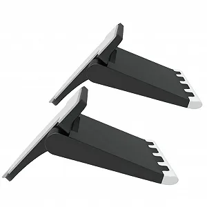 Подставка для ноутбука Портативная Пачка из 2 Материал устойчив к царапинам Эргономичная подставка для ноутбука для стола и кровати Стабильная охлаждающая подставка и нескользящая для ноутбуков - Фото 1