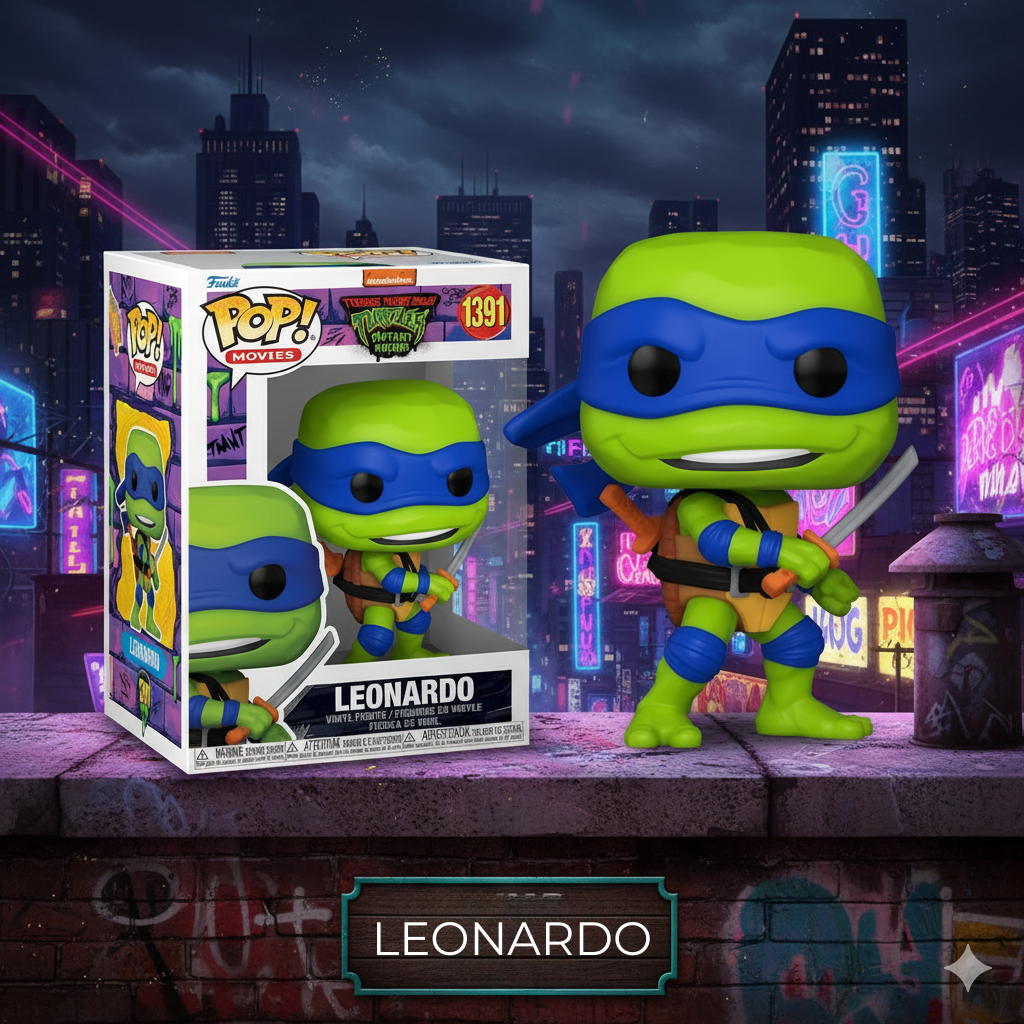 Фігурка Funko Pop Фанко Поп Черепашки-ніндзя TMNT Леонардо Leonardo Ninja Turtles 10см №1391, фото №1 Фігурка Funko Pop Фанко Поп Черепашки-ніндзя TMNT Леонардо Leonardo Ninja Turtles 10см №1391, фото №1