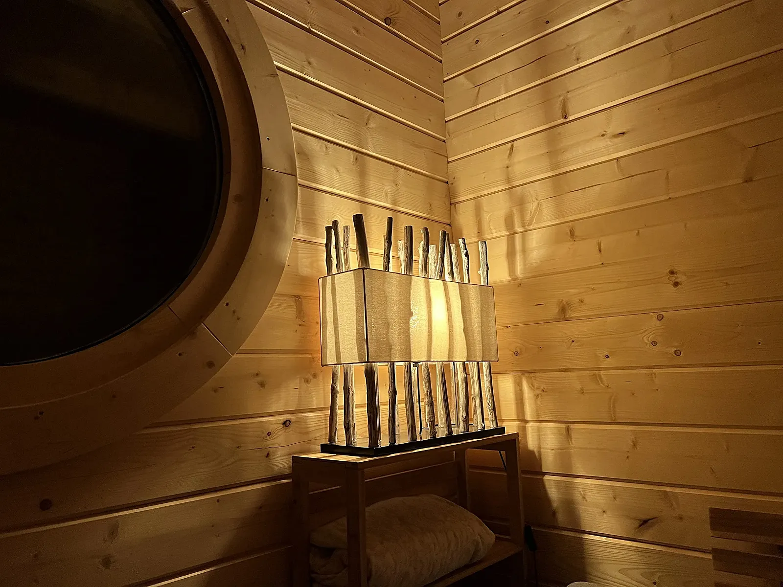 Настільна лампа Tabanan Driftwood Бавовна ручної роботи, фото №8