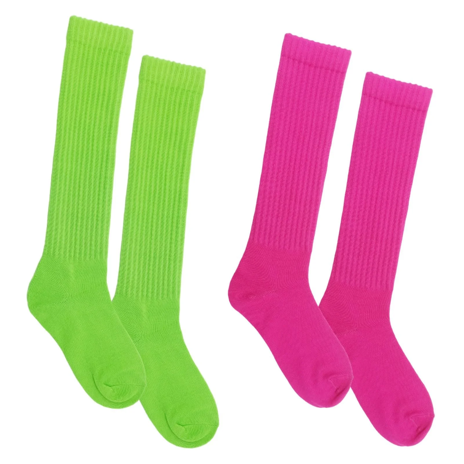 2 пари жіночих в'язаних шкарпеток, довгі шкарпетки, фото №1