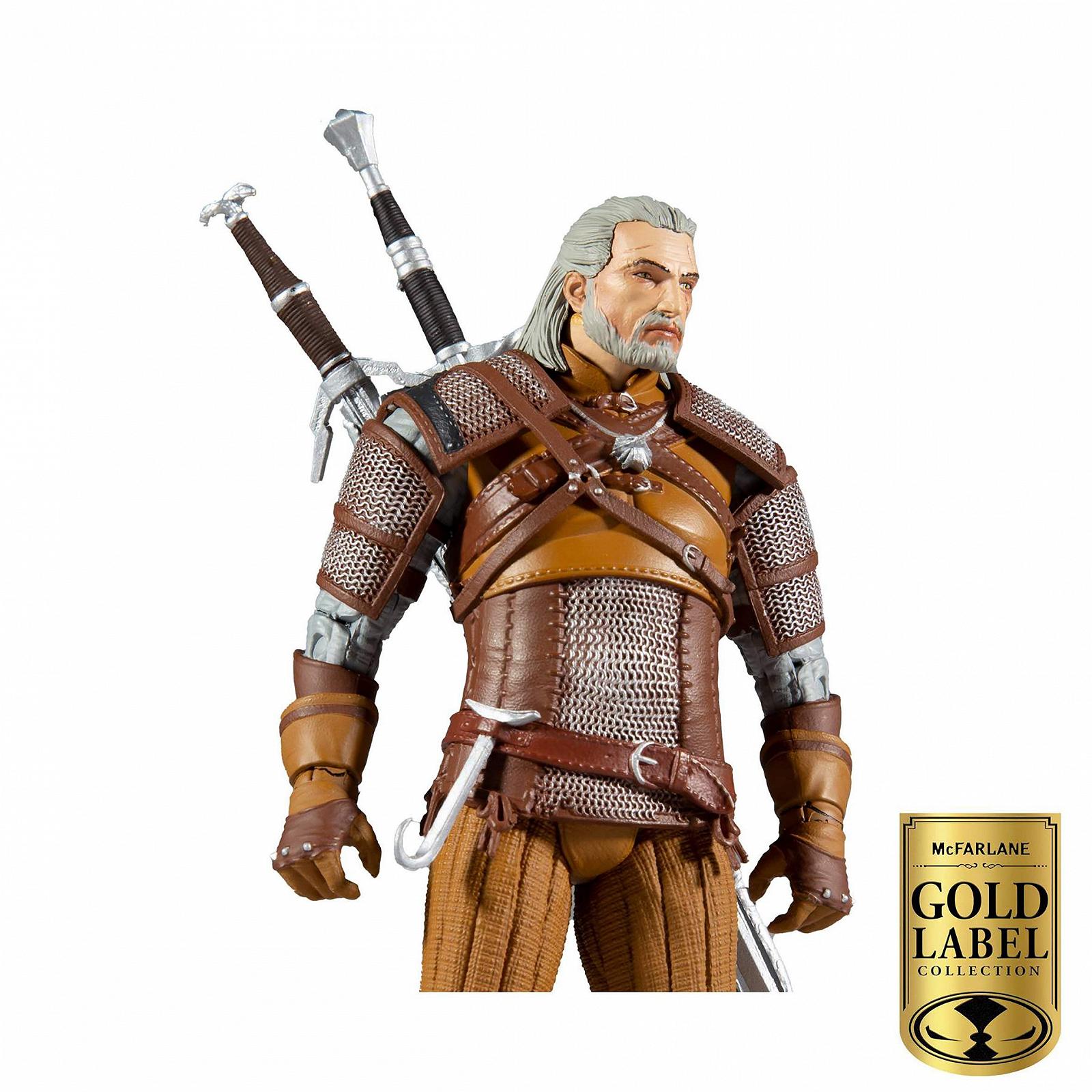Фігурка McFarlane Witcher Gaming 13403-2, 7 дюймів, Геральт, в обладунках Каер Морхена, жовтий, фото №5