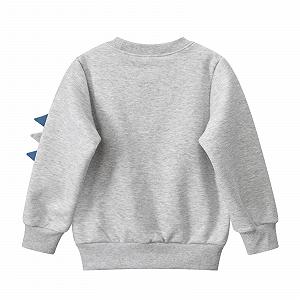 Худі Dino Print для хлопчиків з флісовою підкладкою, довгий рукав synthetic.ua - Фото 1