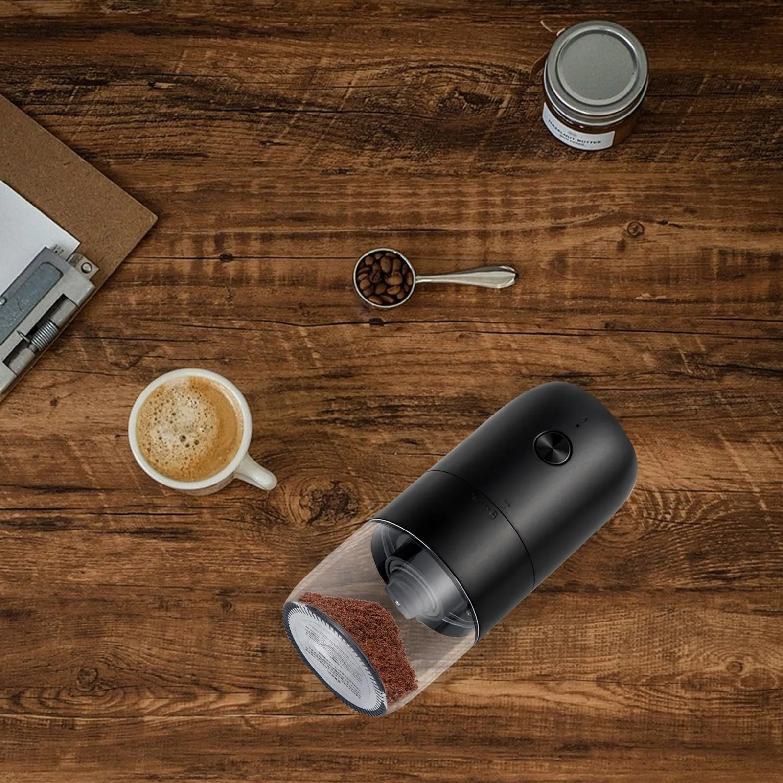 Кавомолка електрична Пропелерні млини Дрібний помел з кабелем живлення Type-C, фото №4 Кавомолка електрична Пропелерні млини Дрібний помел з кабелем живлення Type-C, фото №4