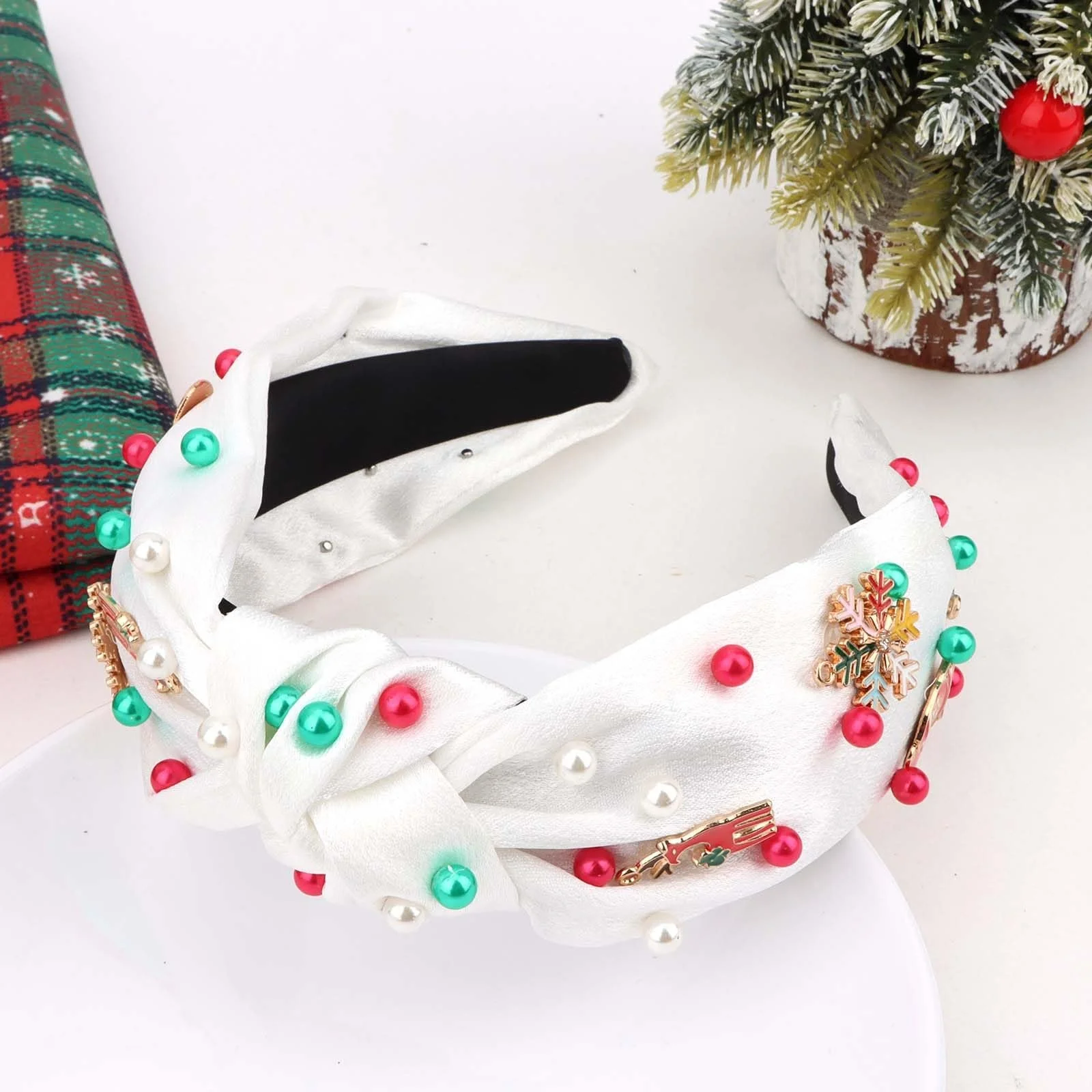 Обруч для волос Белый, фото №7