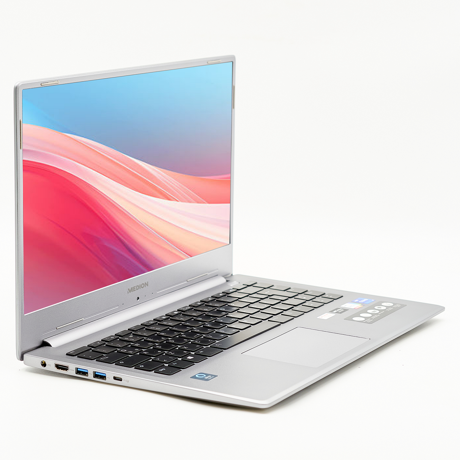 Ноутбук Medion Akoya S15449 Intel Core i7-1165G7 32 ГБ RAM 512 ГБ SSD Intel Iris Xe Graphics Метал, фото №3