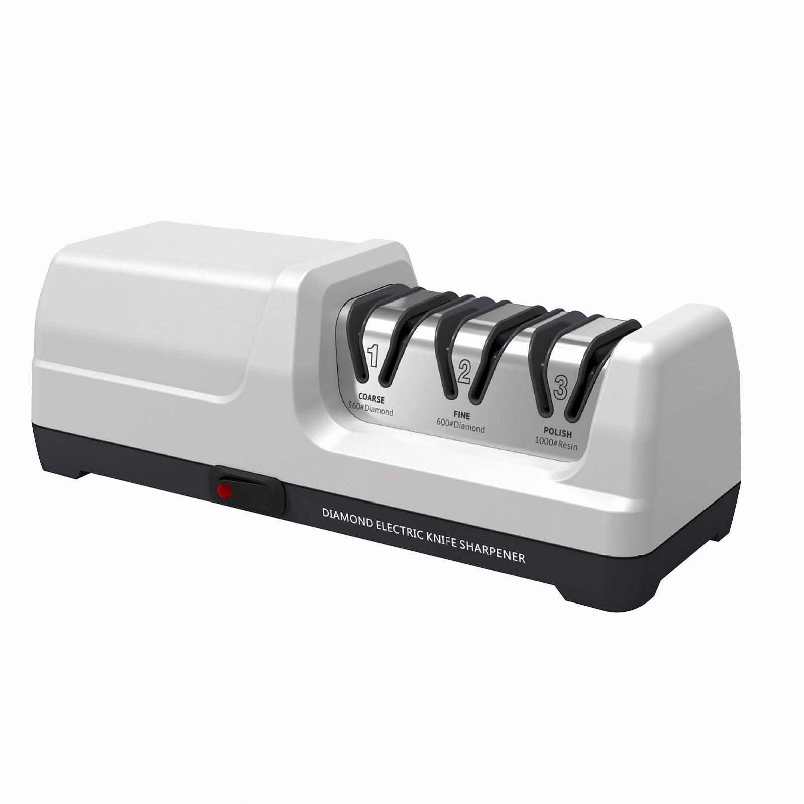 Электрическая точилка для ножей Профессиональная 2-ступенчатая для металла и керамики, фото №4