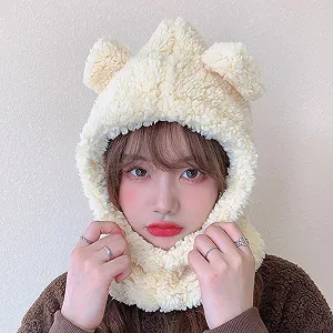 Зимова Шапка-вушанка Aferzov Тваринка Ведмідь synthetic.ua - Фото 1