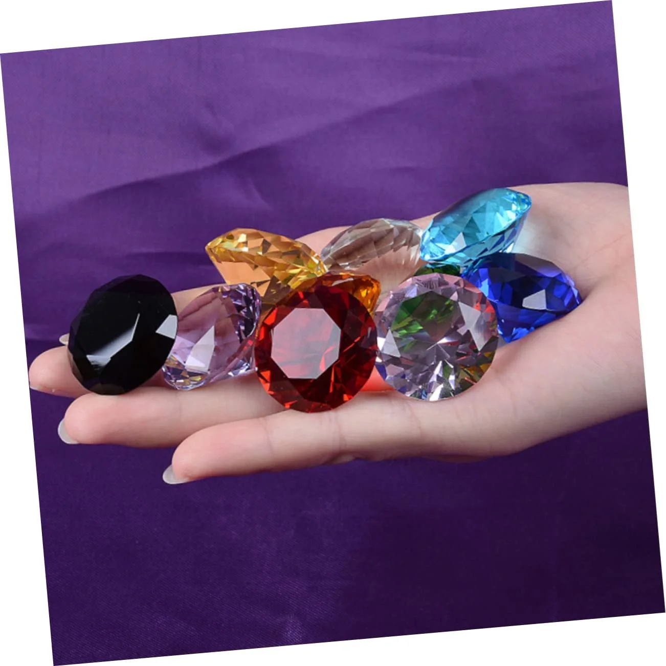 Кришталеві діаманти POPETPOP Рожеві декоративні для весіль, вечірок та домашнього декору, фото №6