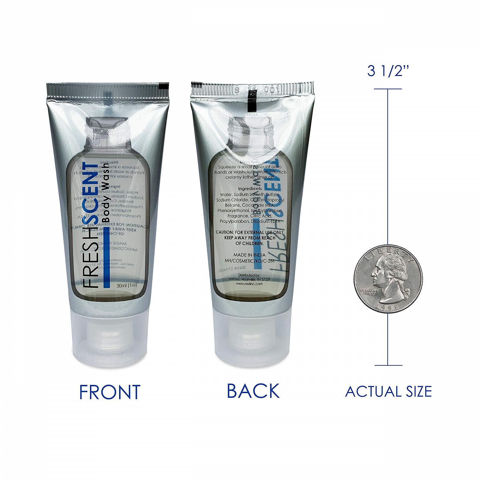 Гель для душу Freshscent дорожній формат для готелів 30 мл (288 шт), фото №3