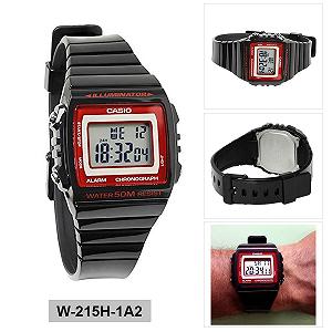 Часы Casio Женские W-215H-1 A2VDF Характеристики Черный synthetic.ua - Фото 1