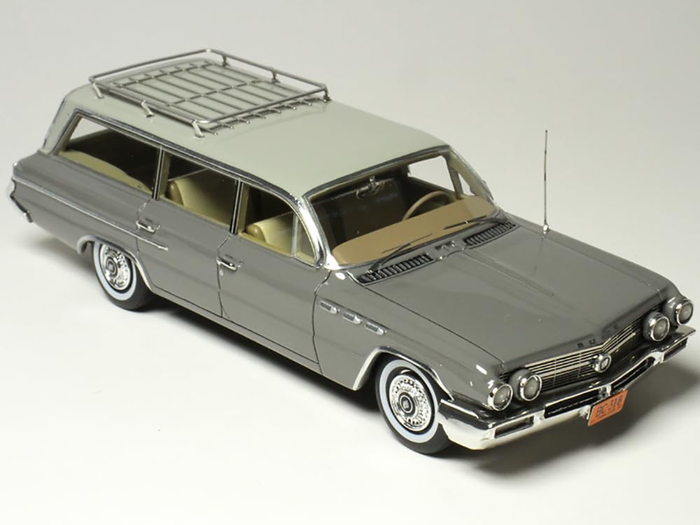 Модельний автомобіль Goldvarg Collection 1962 Invicta Station Wagon Fawn Fog Grey з бежевим дахом Limited Edition 1/43 GC-056B, фото №5