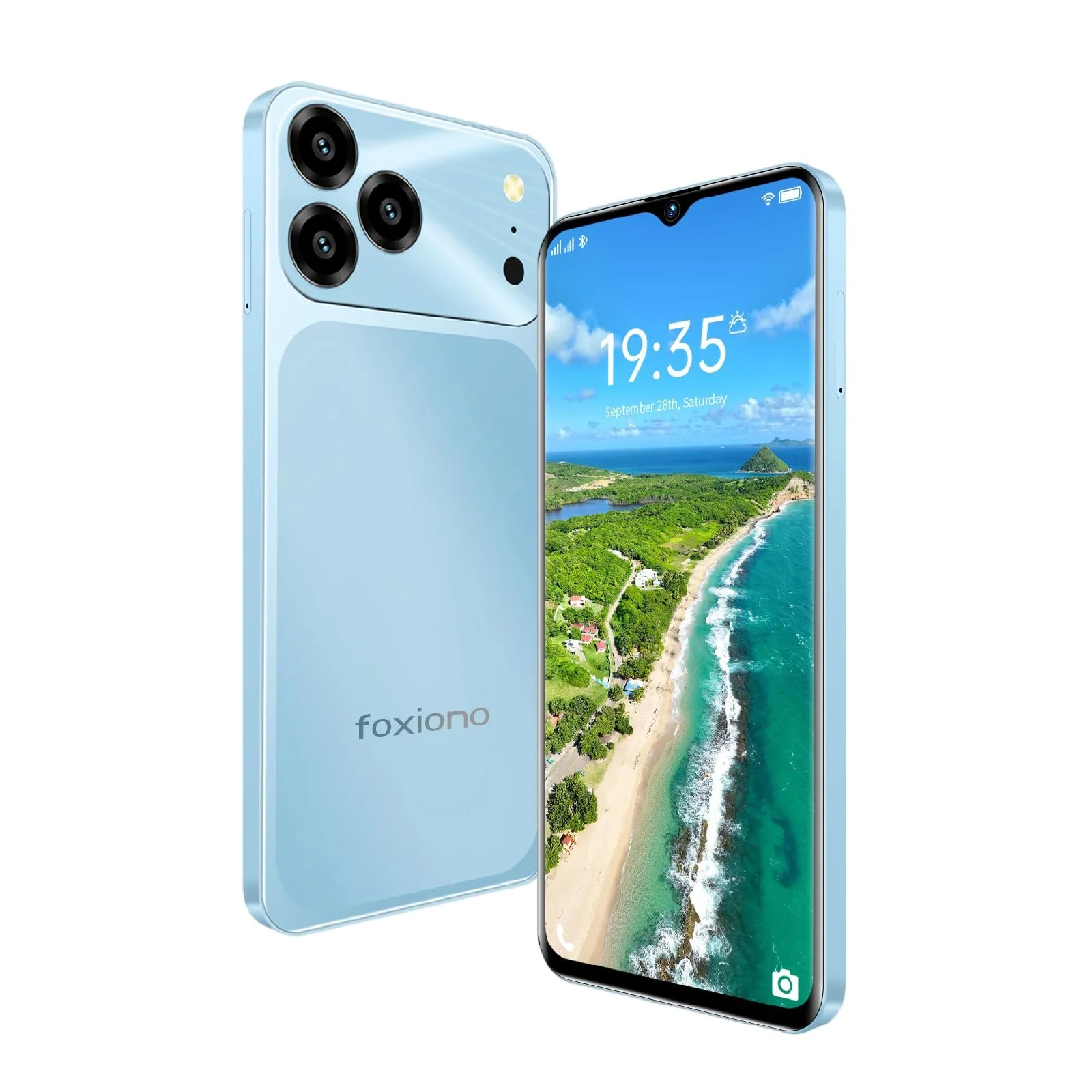 Смартфон 6.5" 4/64 ГБ 4G LTE 5/16 Мп 4000 мАч 8-ядерный Blue, фото №1