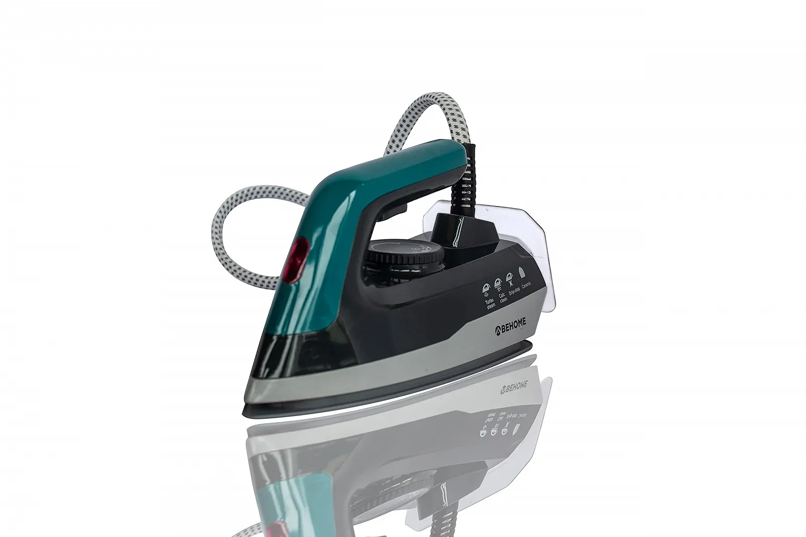 Праска BEHOME 2250 W 1.5 L Dark Grey White Petrol, фото №5