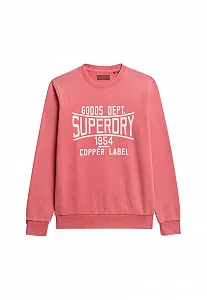 Унисекс Толстовка Superdry Vintage Wash Relaxed Crew - Фото 1