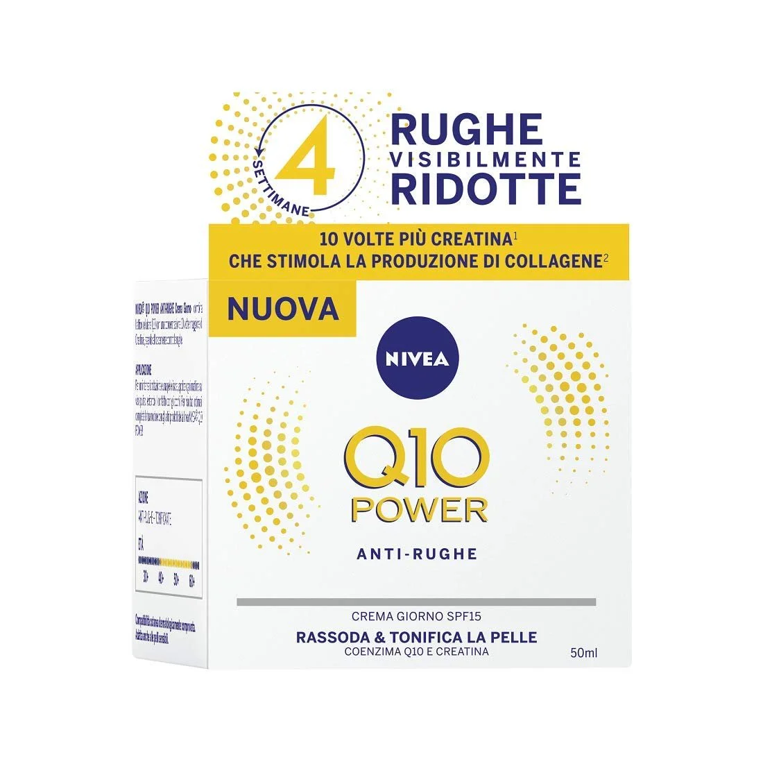 Денний крем Nivea Q10 Power проти зморшок SPF15 50 мл, фото №5 Денний крем Nivea Q10 Power проти зморшок SPF15 50 мл, фото №5