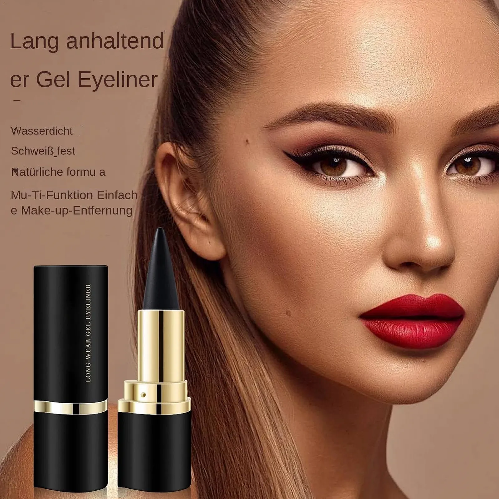 Гелевий Олівець для очей Водостійкий Тривала, фото №2