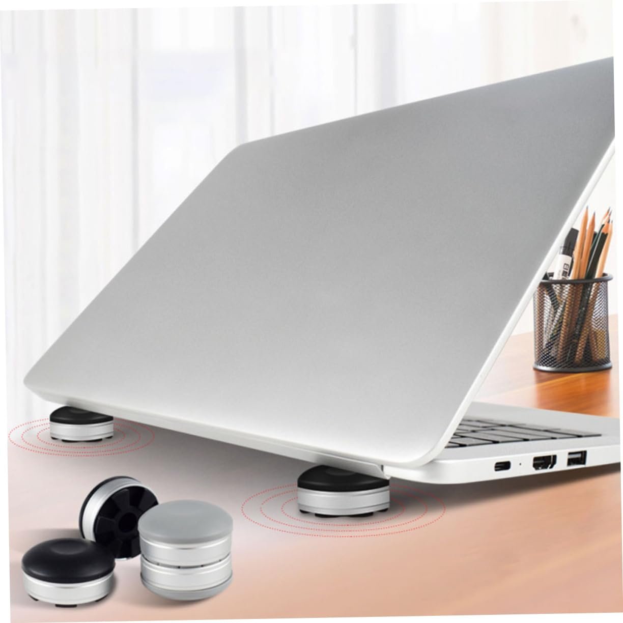 Подставка для ноутбука Kleiner 2 шт. Компактный держатель для ноутбука из пластика Охлаждающая подставка для ноутбука для отвода тепла, фото №4 Подставка для ноутбука Kleiner 2 шт. Компактный держатель для ноутбука из пластика Охлаждающая подставка для ноутбука для отвода тепла, фото №4