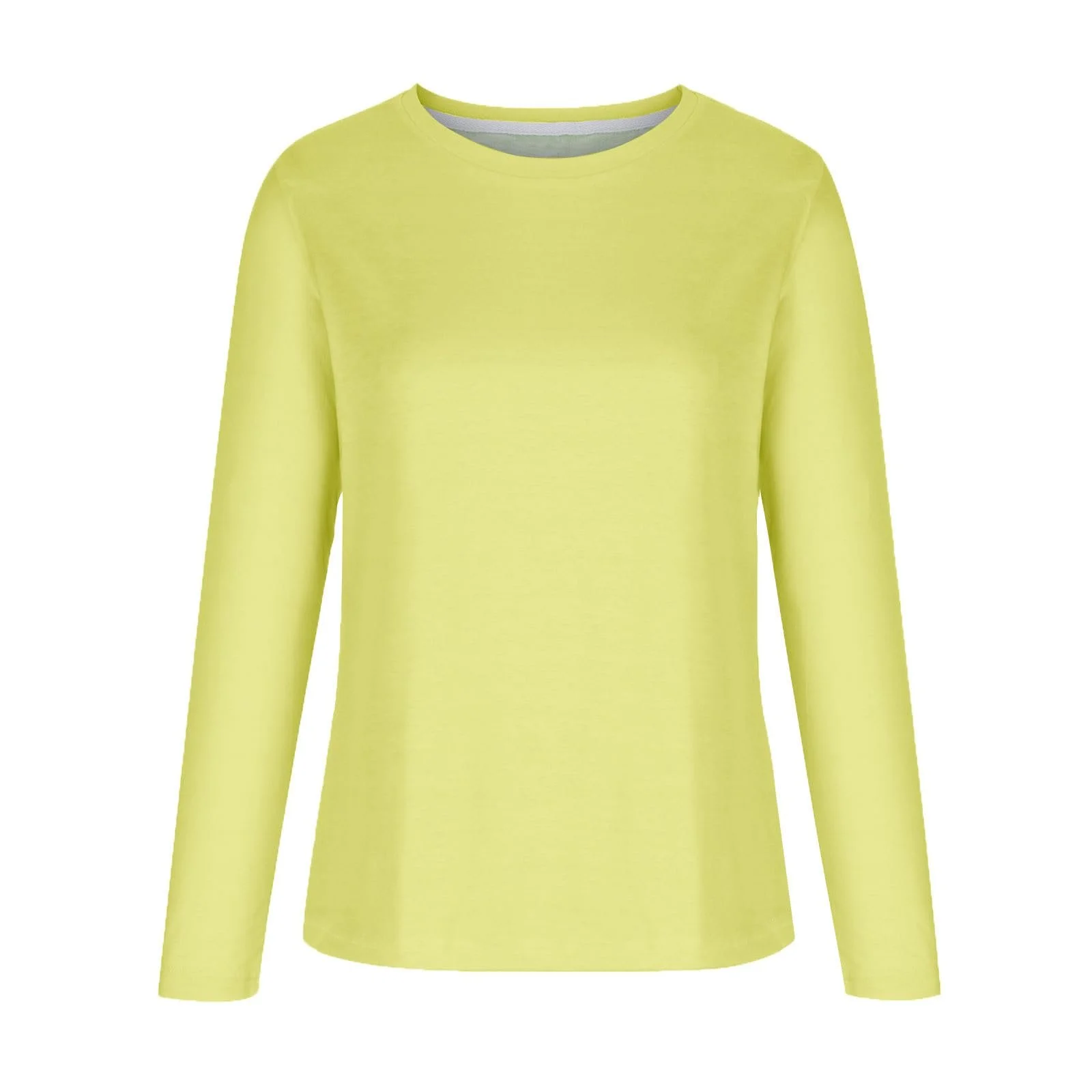 Женский Свитшот Oversize Generisch Однотонный с круглым вырезом, длинными рукавами для осени и зимы, фото №3 Женский Свитшот Oversize Generisch Однотонный с круглым вырезом, длинными рукавами для осени и зимы, фото №3