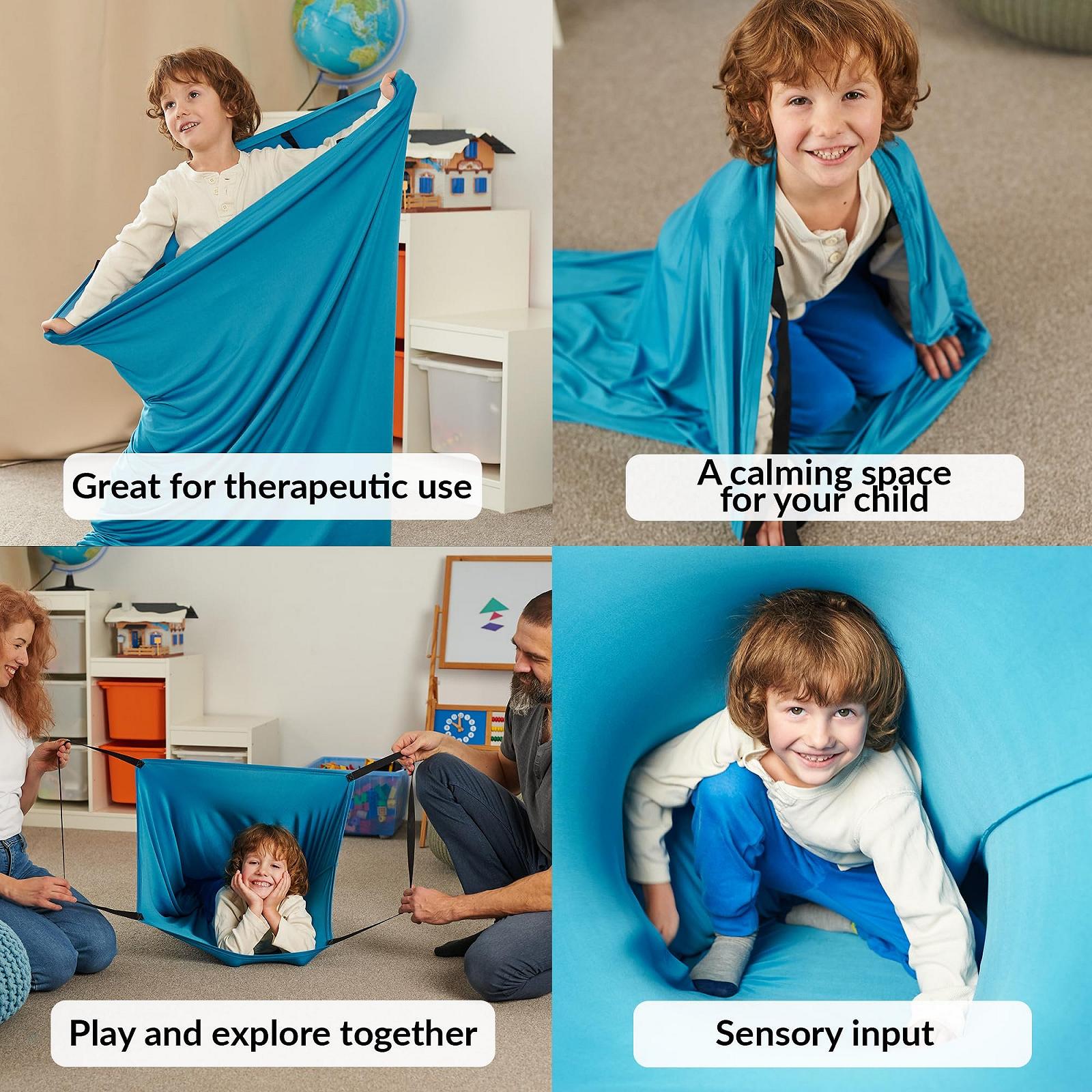 Сенсорный туннель Lycra Tube Sensory Rolls для детей, фото №5
