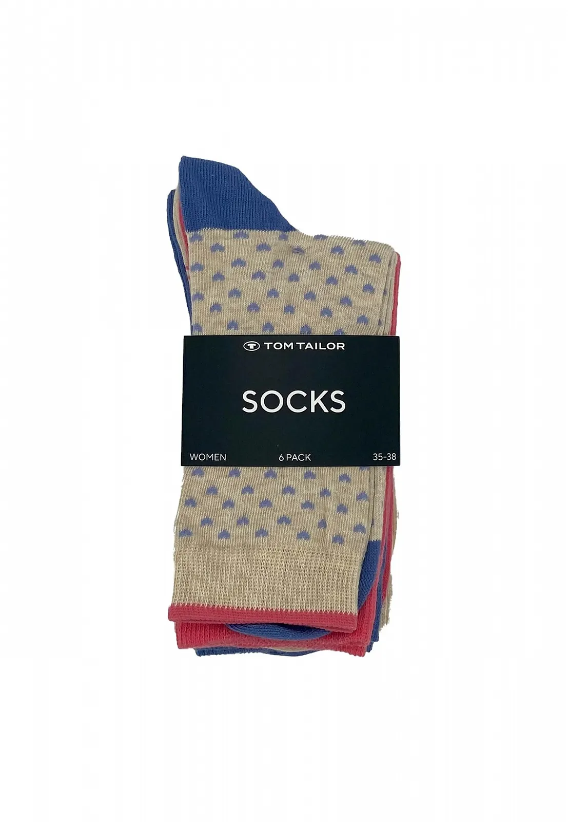 Жіночі шкарпетки TOM TAILOR Набір з 6 штук різних дизайнів, фото №3 Жіночі шкарпетки TOM TAILOR Набір з 6 штук різних дизайнів, фото №3