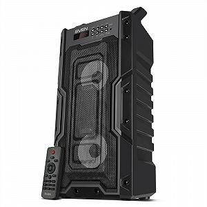 Колонка SVEN PS-435 Black 20W TWS Bluetooth FM USB microSD LED-display RC 2x2000mA*h) synthetic.ua - Фото 1