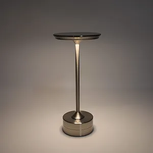 Настільна лампа Haofy Акумуляторна 2000 мАг 3 рівні яскравості Портативна USB-C LED Металева synthetic.ua - Фото 1