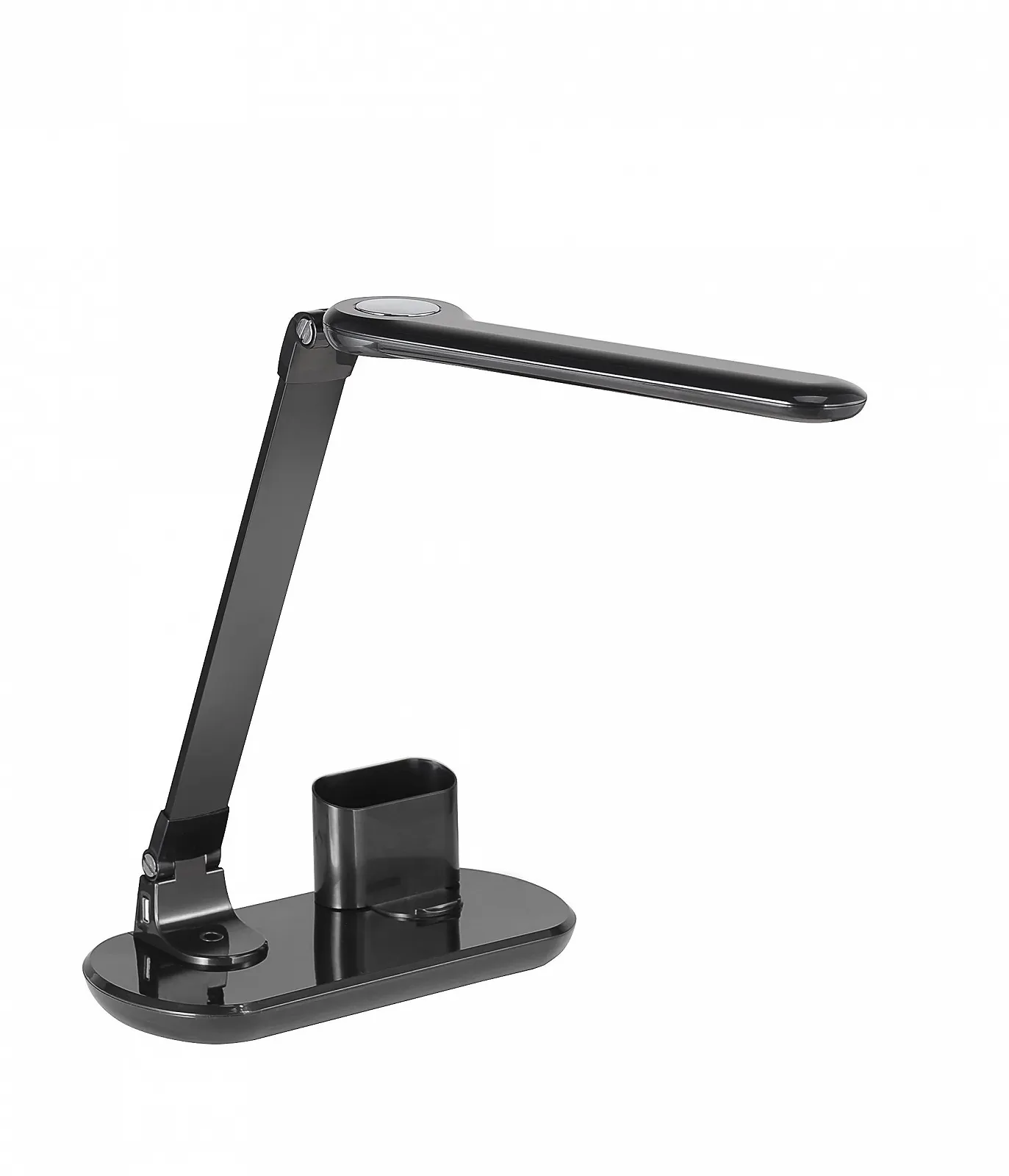 Настільна лампа для кабінету Leuchten Direkt Leon 11532-18 4.8 Вт теплий білий чорна USB, фото №1