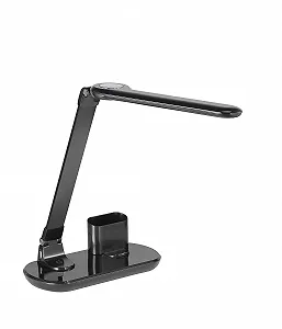 Настільна лампа для кабінету Leuchten Direkt Leon 11532-18 4.8 Вт теплий білий чорна USB - Фото 1