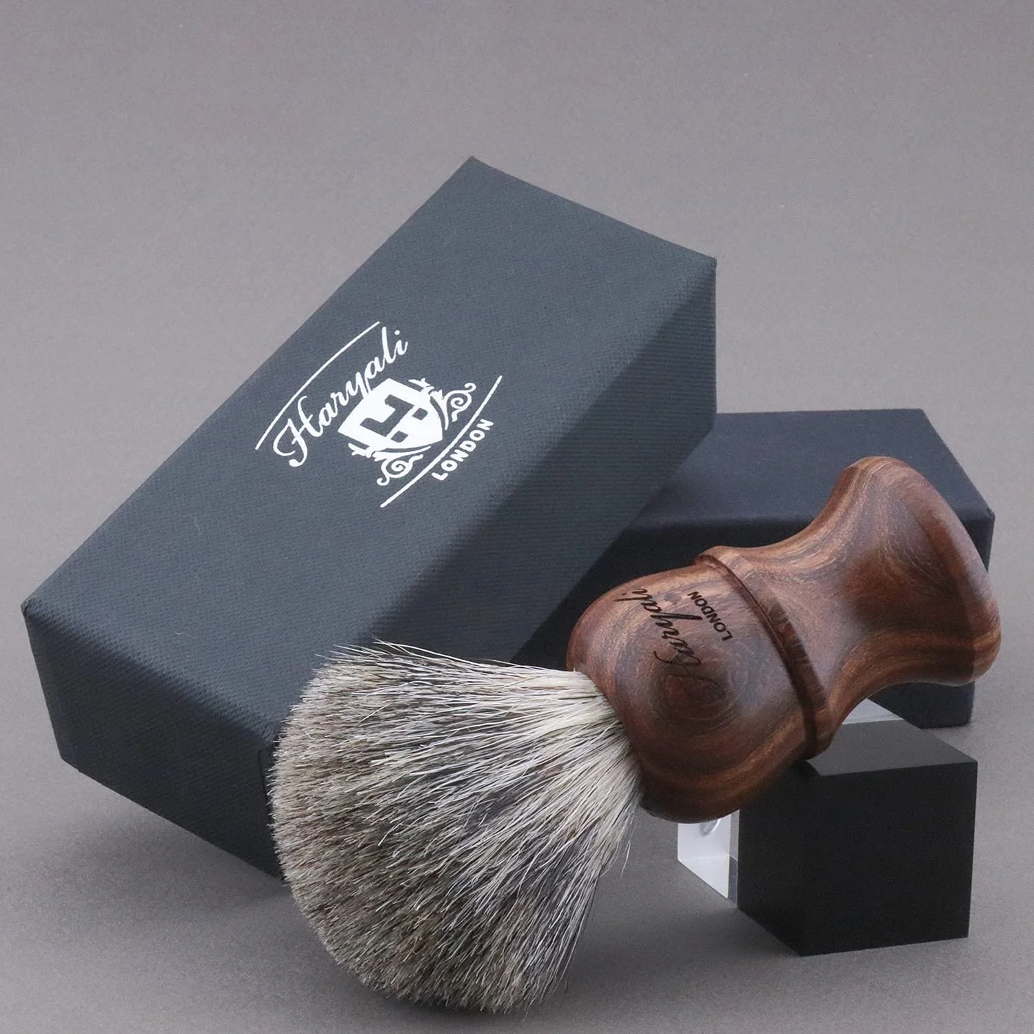 Помазок для бритья Haryali London Pure Badger Hair Rose Wood, фото №2